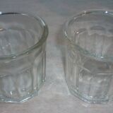 Pair of 2 old jam pots 500 ml