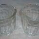 Pair of 2 old jam pots 500 ml