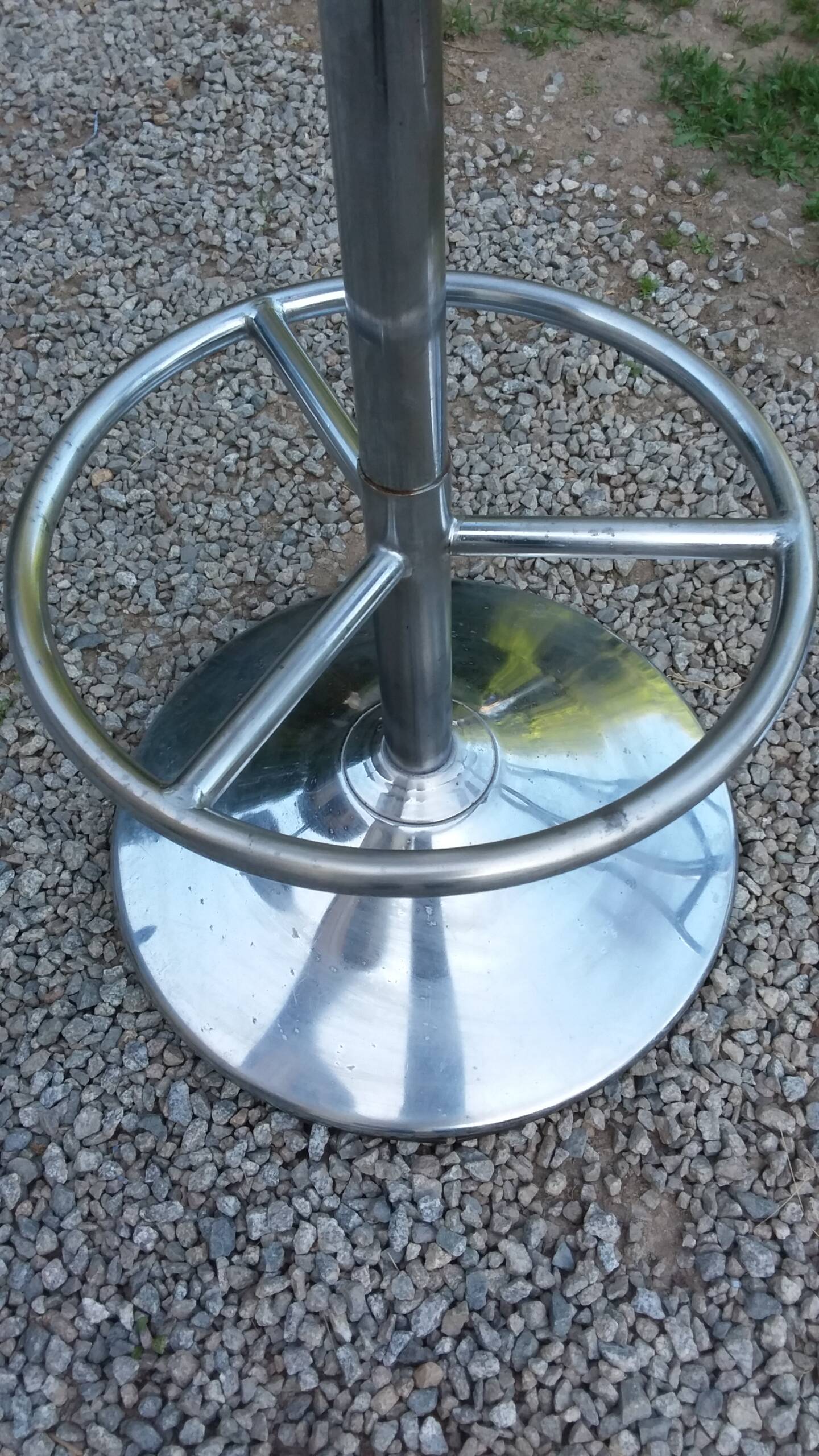 Pair of Etienne Fermigier designer stools, Mirima mower model, publisher