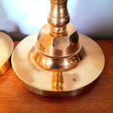 Pair of brass candlesticks