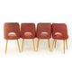 Vintage Dining Chairs By Oswald Heardtl For Ton, Czechoslovakia 1960s, Set