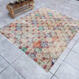 Geeometric Vintage Anatolian Rug sku 1081