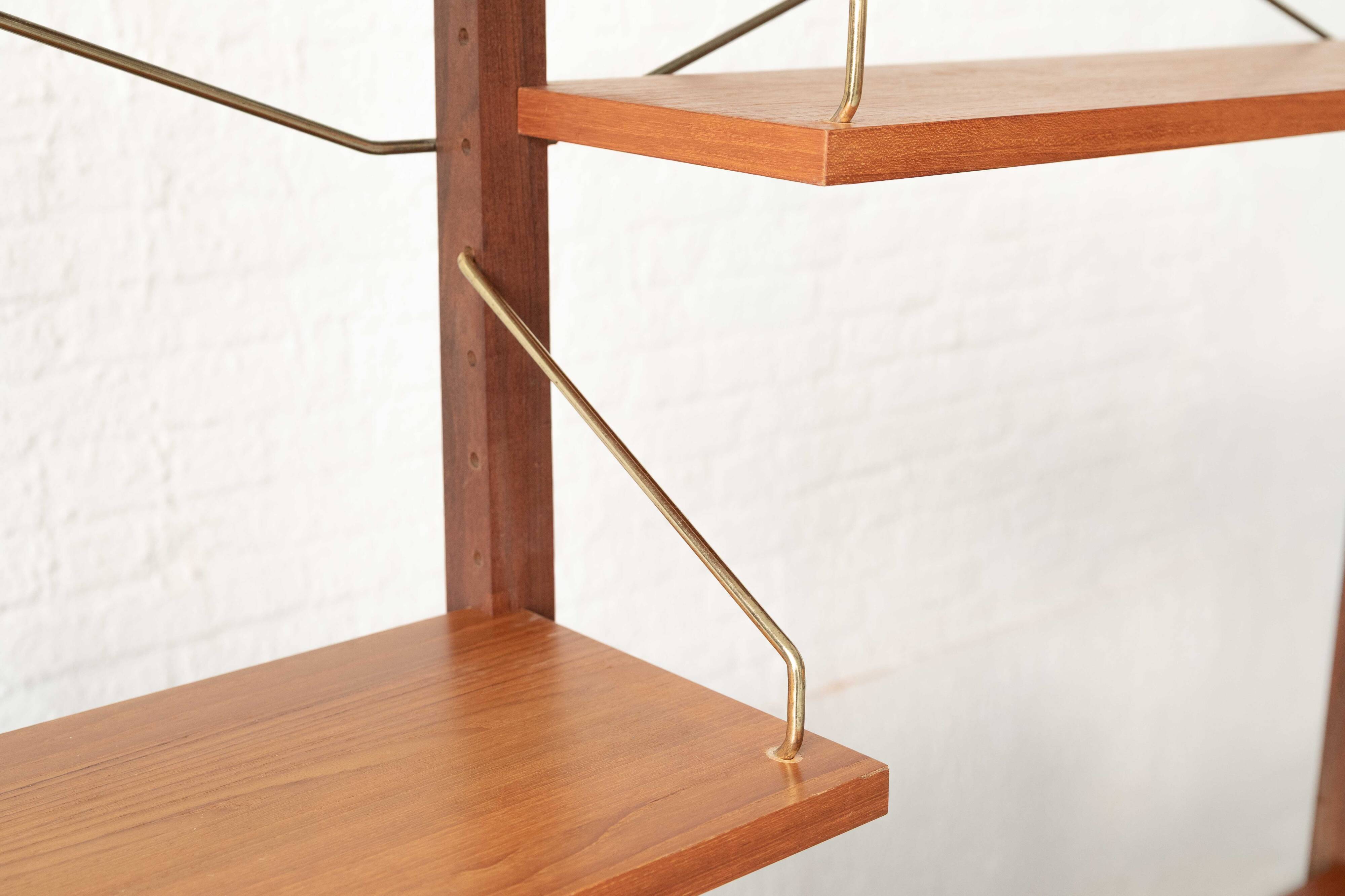 Freestanding wall unit by P. Cadovius, Denmark, 1960's