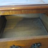 Cherry console with 2 drawers - Louis XV style - cherry wood