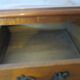 Cherry console with 2 drawers - Louis XV style - cherry wood