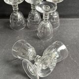 6 Baccarat Clermont liqueur glasses