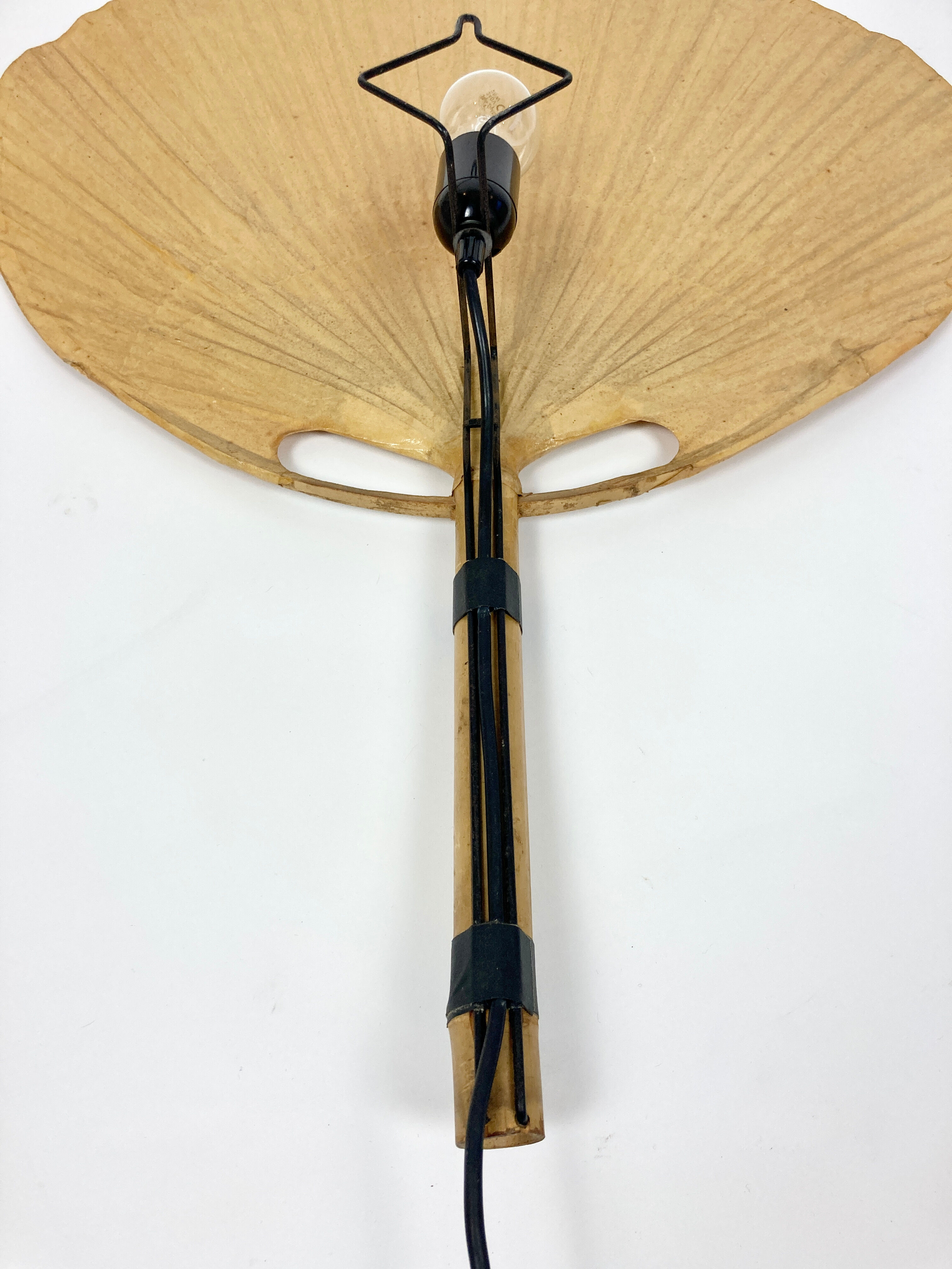 Uchiwa wall light by Ingo Maurer for M-Design, Germany 1970s