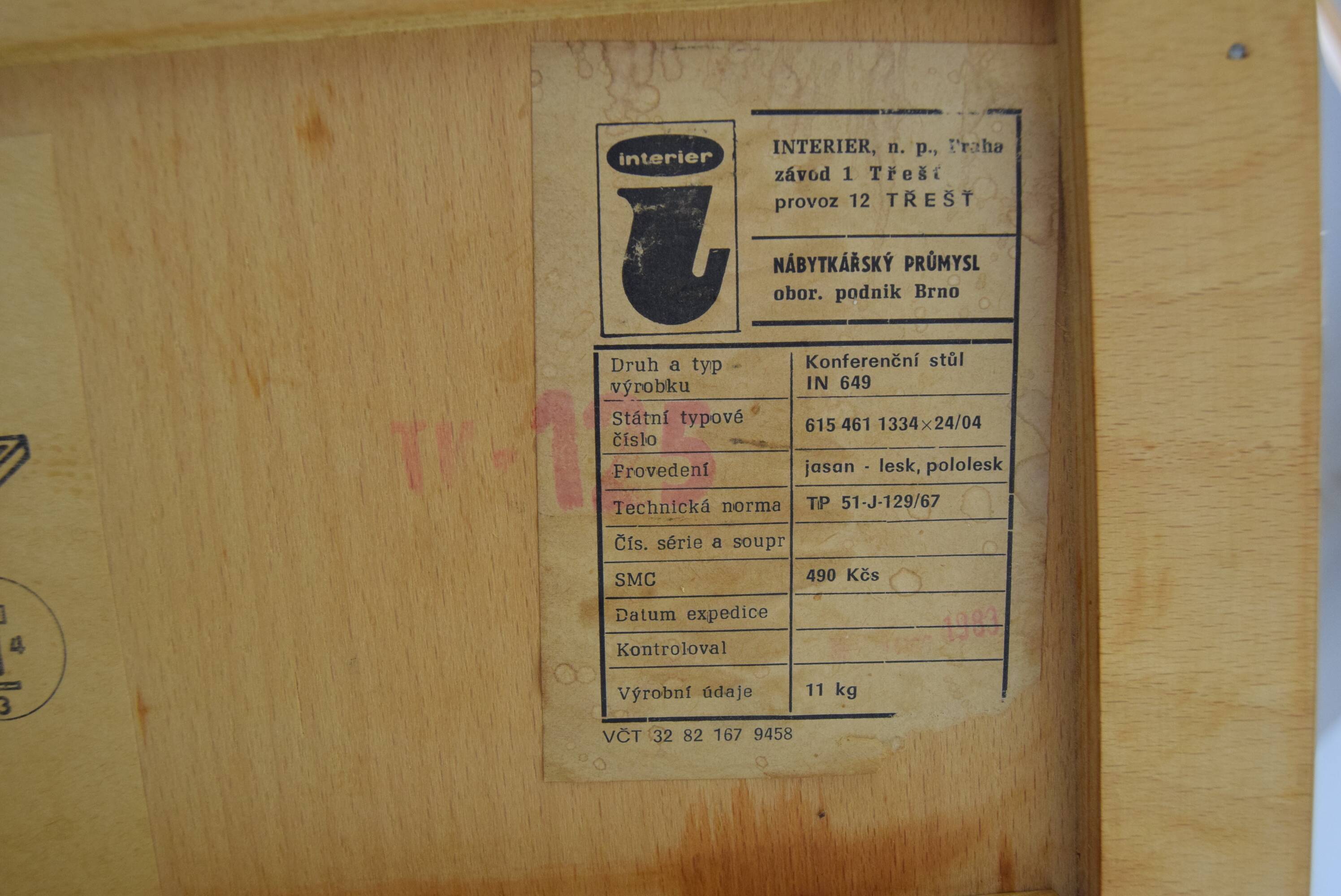 Vintage Coffe Table/Interier Praha,1960's.