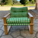 Vintage pine armchair