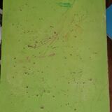 Table et chaise crayon Pierre Sala 80's
