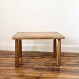 Vintage Minimalist Brutalist Stool