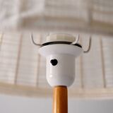 Floor lamp with fabric shade