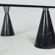 Massimo/Lella Vignelli. Dans le style de. Table basse, marbre, Italie, années 1980.