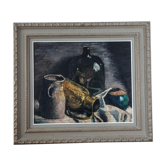 Nature morte signée Tarayre datée 1953