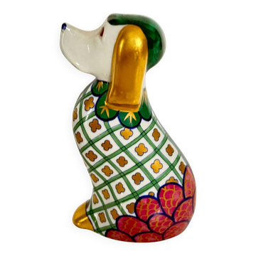 Chien en porcelaine par Lancel