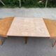 Louis XVI round extendable dining table renovated 230cm 19th century