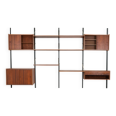 Teak system bookcase, Danish design, 1960s, production: Denmark