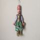 Decorative wooden puppet handcrafted.