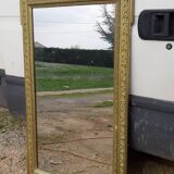 Mirror 19 th wood and golden stuc 156x87cm