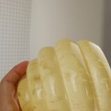 Round yellow Clichy glass lampshade