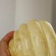 Round yellow Clichy glass lampshade