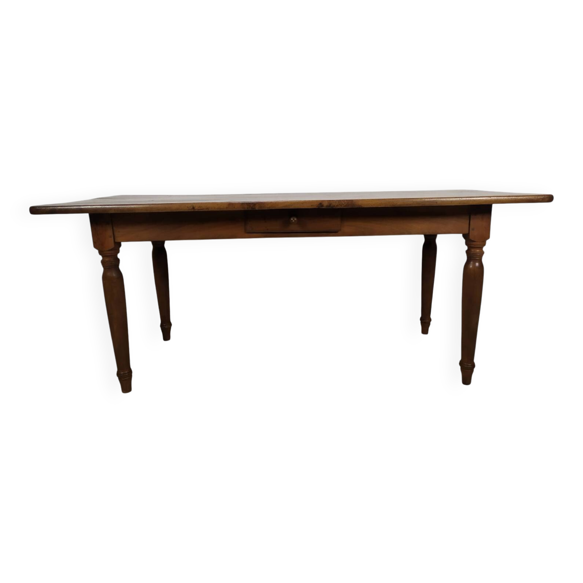 Walnut farmhouse table
