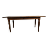 Walnut farmhouse table