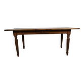 Walnut farmhouse table