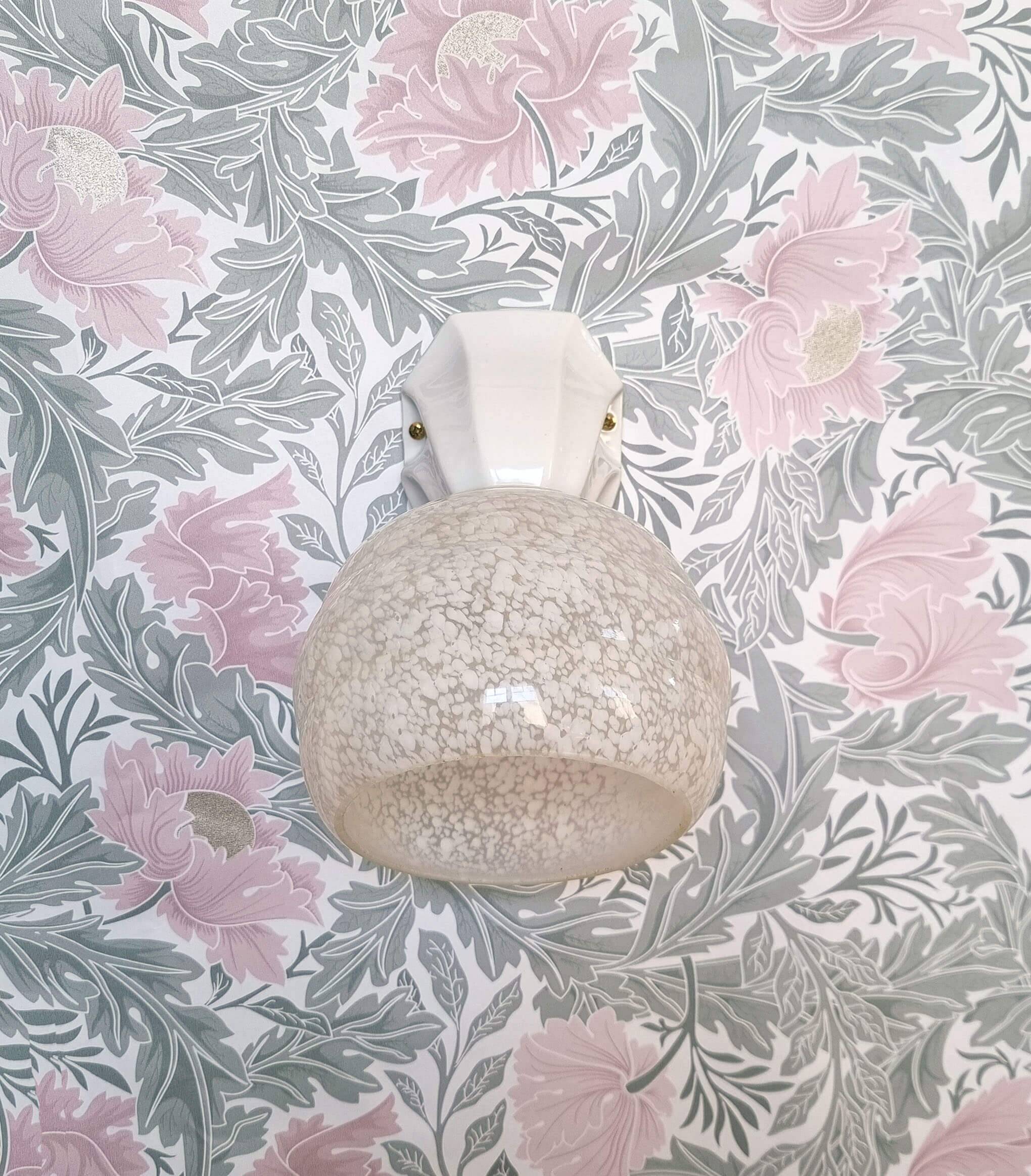 Clichy glass wall lamp *O41