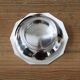 Vintage silver metal butter dish from the "Coquillor" brand