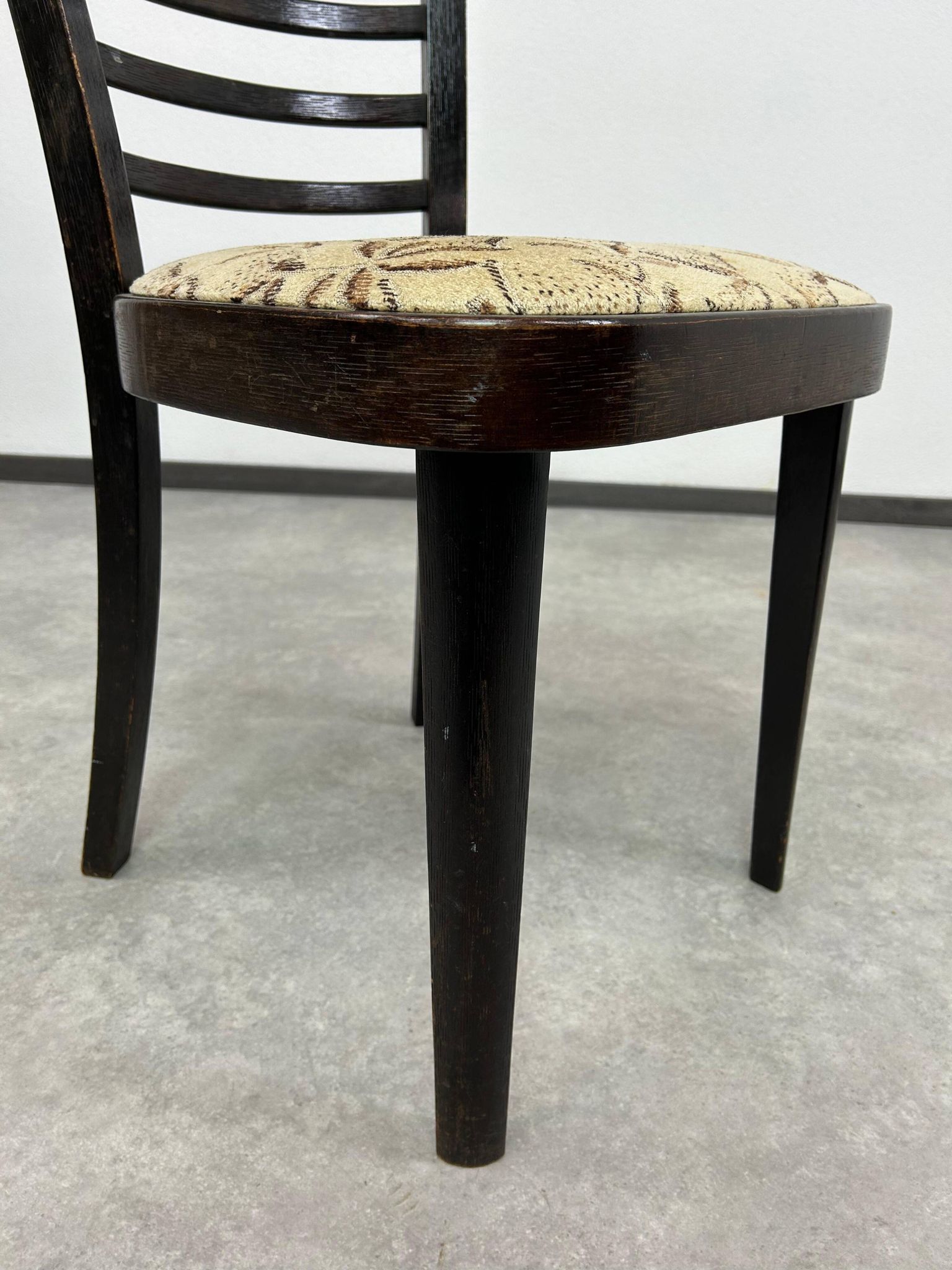 Art Deco dining chair by J. Halabala for Ton Bystřice pod Hostýnem