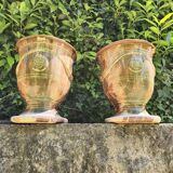 Pair of boisset planters in Anduze