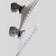 Pair of opaline glass wall lights