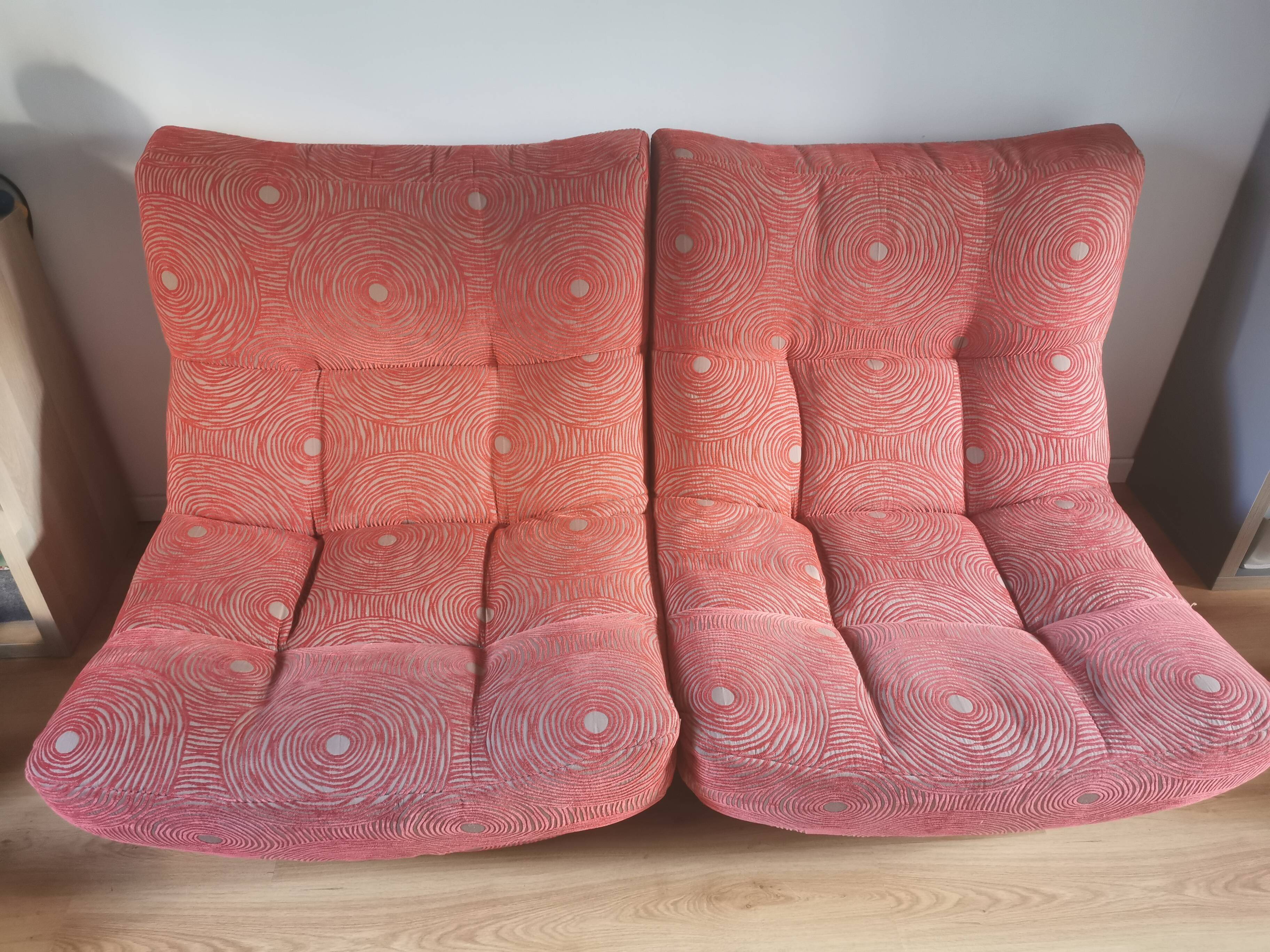 Armchairs Château d'Ax-modular sofa fabric, Model 1744