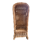 Cabine de plage en osier - rotin pour enfant