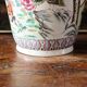 Chinese porcelain vase, peacocks, birds, trees, peonies