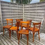 Six Baumann bistro chairs
