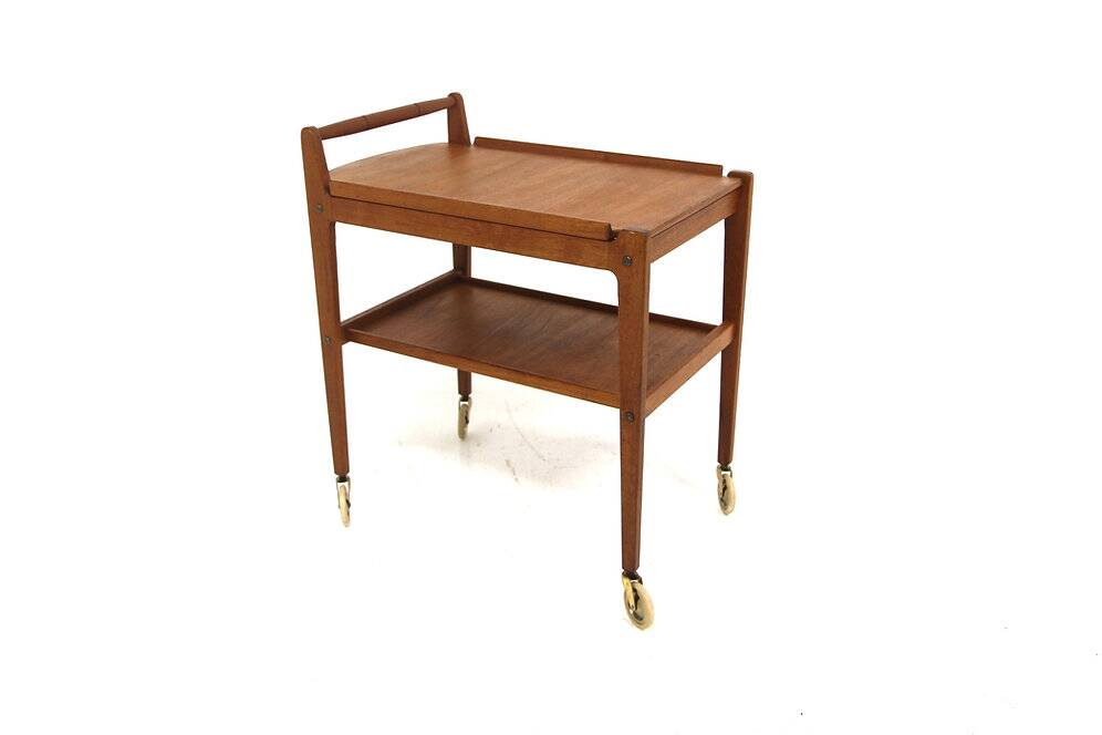 Scandinavian teak trolley "Tellus", Gustafssons Möbelfabrik, Sweden, 1940