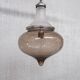 Antique two tone french pendant light