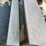 Farm table with benches