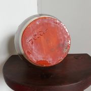 Pitcher vase signed Sitar glazed ceramic origin Romanian origin