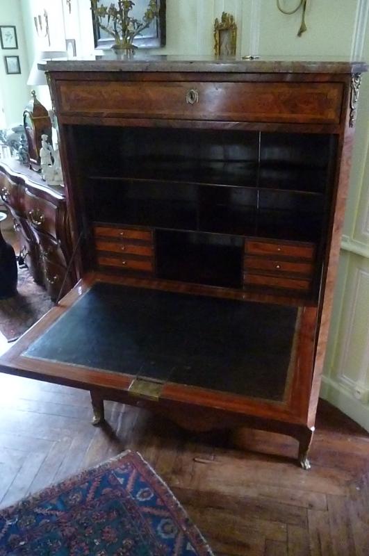 18th-century transition secretary stamped by François Bayer