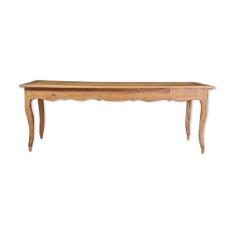 Walnut farmhouse table 2m