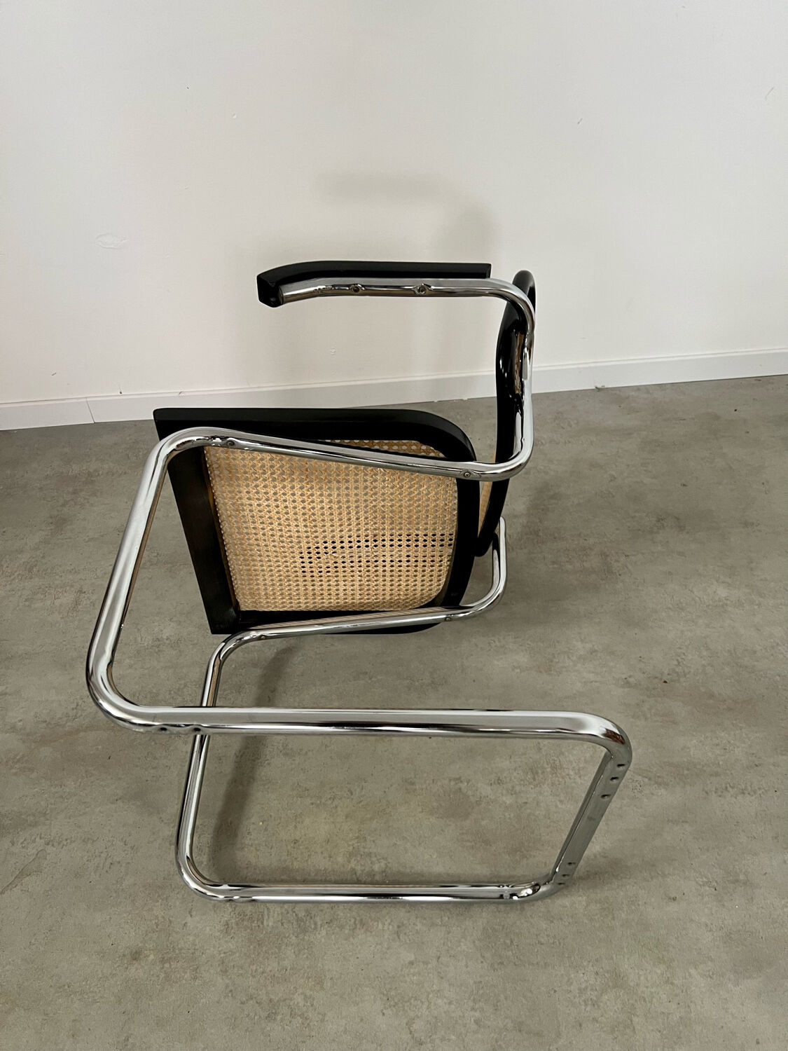 Old armchair Cesca B64 design Marcel Breuer 1970 Made in Italy