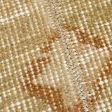 2x10 Beige Brown Floral Turkish Runner Rug, 73x302Cm SK 7009