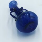 Vase en verre bleu , Art Nouveau
