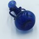 Vase en verre bleu , Art Nouveau