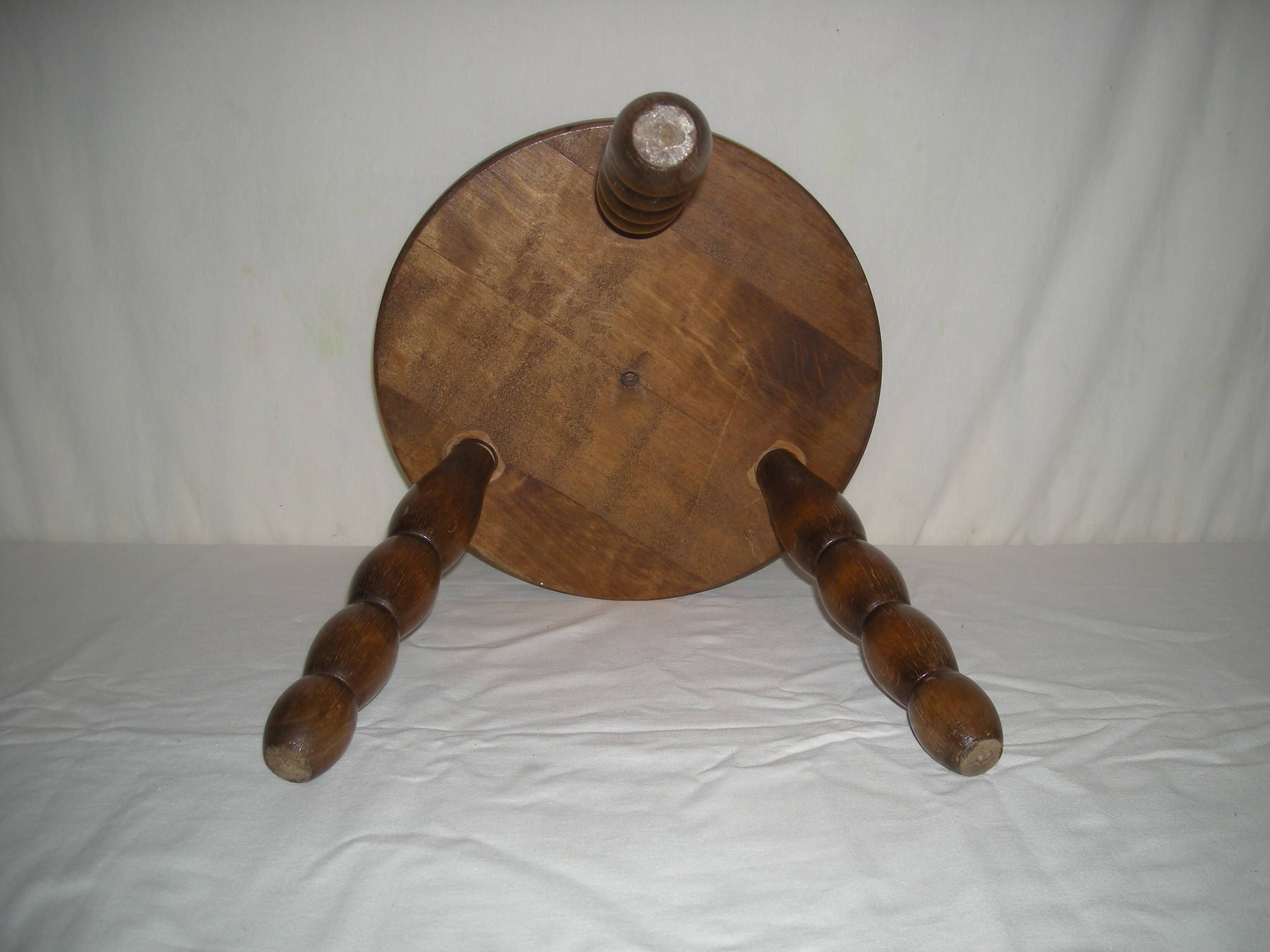 Tripod wooden coffee table