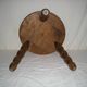 Tripod wooden coffee table