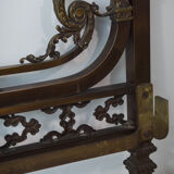 Exceptional decorative brass bed frame
